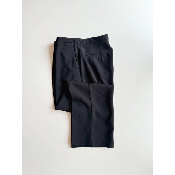 Aritzia BABATON ATELIER Black Crepe Tapered Leg Ankle Trousers Pants, Size 8 - Picture 1 of 12